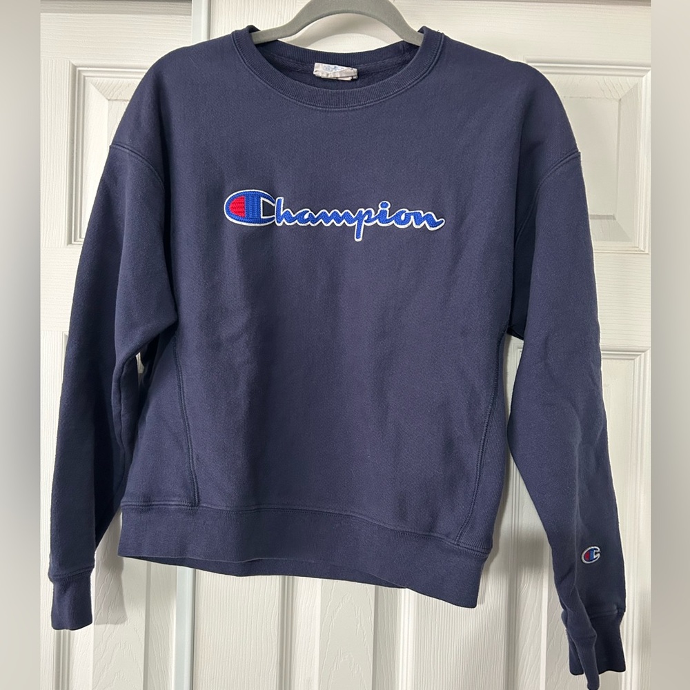 Champion Navy Blue Sweatshirt